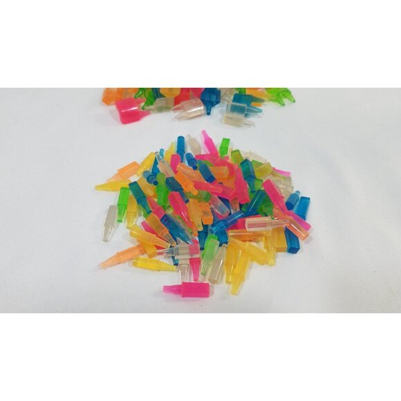 Hasbro Lite Brite 150+ Replacement Pegs With Clear & Green Travel Cases Storage - Picture 4 of 14